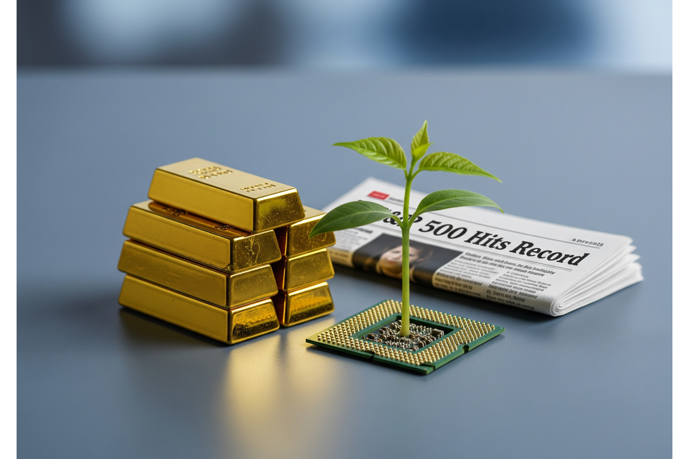 Article visual for S&P 500 Hits Record as GDP Surprise Tests Cuts