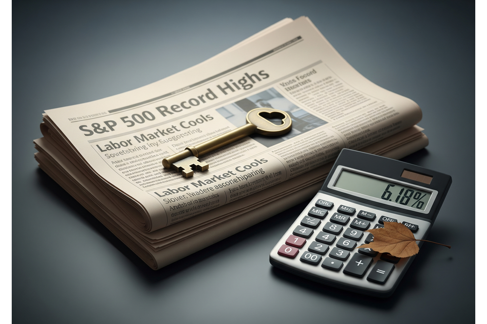 Article visual for S&P 500 Hits Record as Labor Market Signals Cool