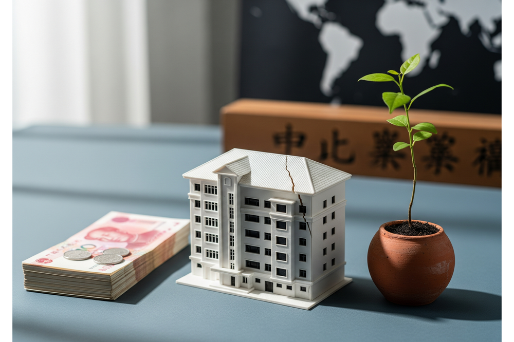 Article visual for Xi Backs 5% China Growth as Property Slump Persists