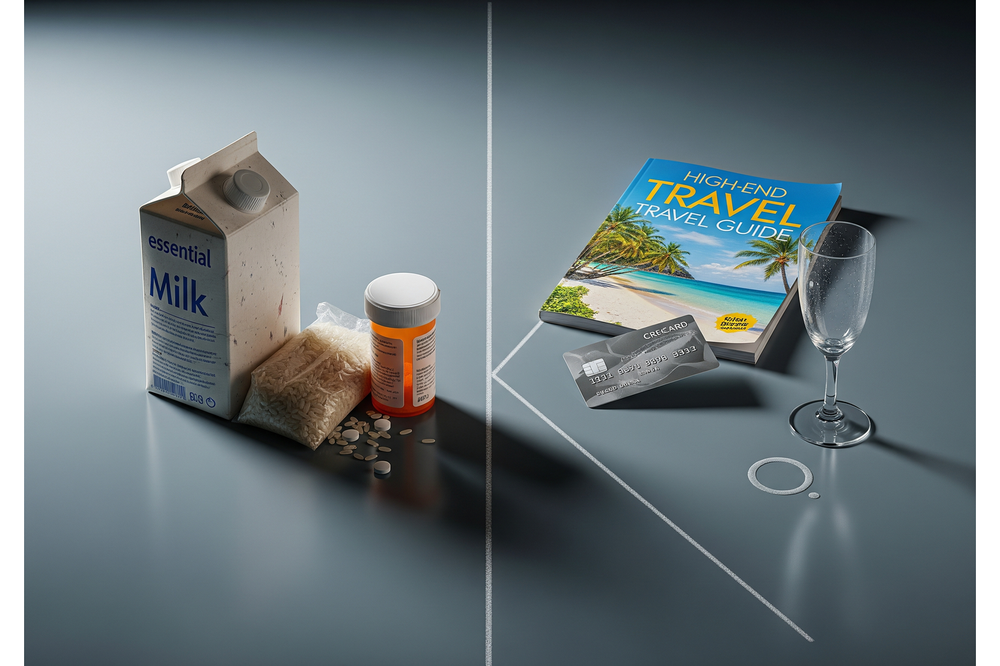 Article visual for Necessities Inflation Deepens K-Shaped Consumer Spending Split