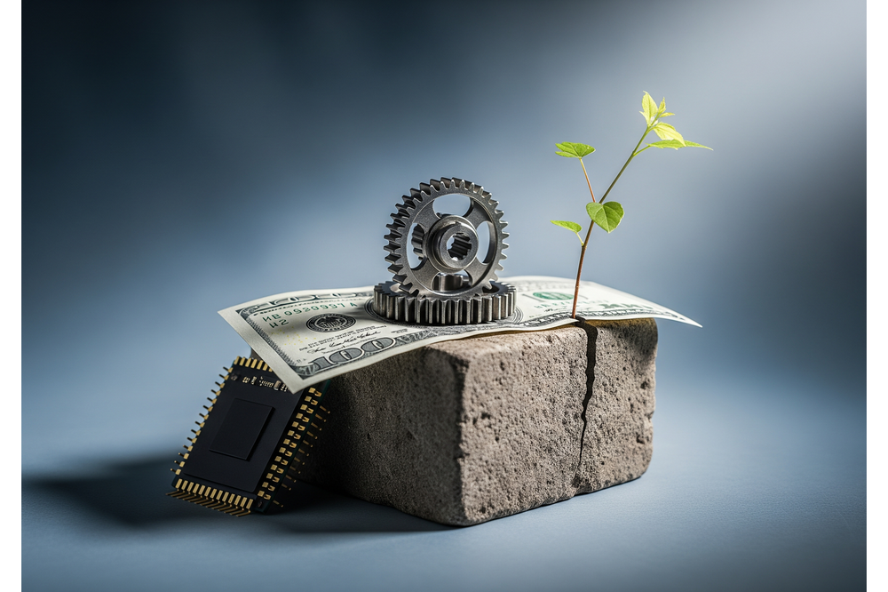 Article visual for U.S. Stocks Slip on 2025 Finale as AI Leads Gains